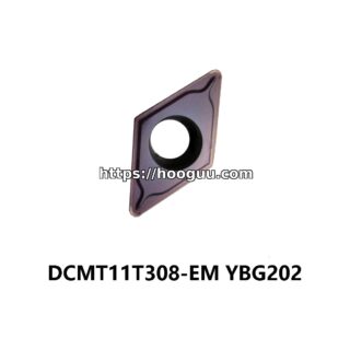 Original ZCC-CT DCMT11T308-EM YBG202 Carbide Turning Insert - Diamond 55° | Steel & More (10 PCS)