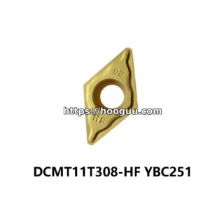 Original ZCC-CT DCMT11T308-HF YBC251 Carbide Insert - Diamond 55° | Steel, Stainless Steel (10 PCS)