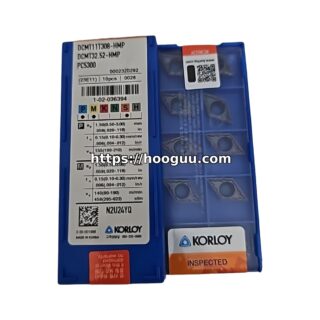 Original Korloy DCMT11T308-HMP PC5300 Carbide Turning Insert - Diamond 55° | Steel & More