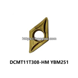 Original ZCC-CT DCMT11T308-HM YBM251 Carbide Turning Insert - Diamond 55° | Steel, Stainless Steel (10 PCS)