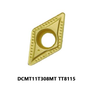 Original TaeguTec DCMT11T308MT TT8115 Carbide Turning Insert - Diamond 55° (10 PCS)