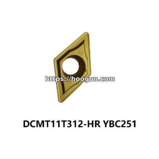 Original ZCC-CT DCMT11T312-HR YBC251 Carbide Insert - Diamond 55° | Steel, Cast Iron (10 PCS)