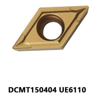 Original Mitsubishi DCMT150404 UE6110 Carbide Turning Insert - Diamond 55° (10 PCS)