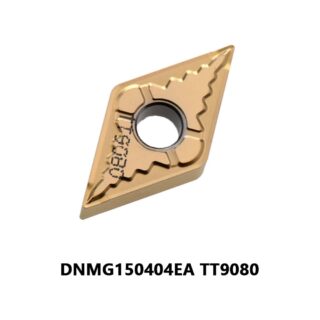 Original TaeguTec DNMG150404EA TT9080 Carbide Turning Insert - Diamond 55° | Stainless Steel & More (10 PCS)