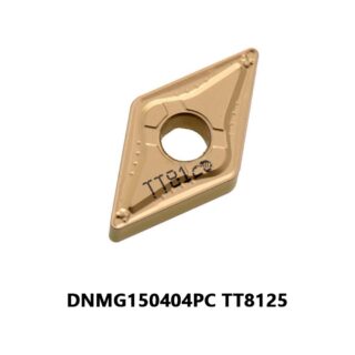 Original TaeguTec DNMG150404PC TT8125 Carbide Turning Insert - Diamond 55° | Steel (10 PCS)