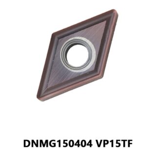 Original Mitsubishi DNMG150404 VP15TF Carbide Turning Insert - Diamond 55° | Steel, Stainless Steel (10 PCS)