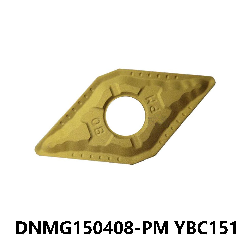 ZCC DNMG150408-PM YBC151 Carbide Turning Insert - Diamond 55° | Steel, Titanium (10 PCS)