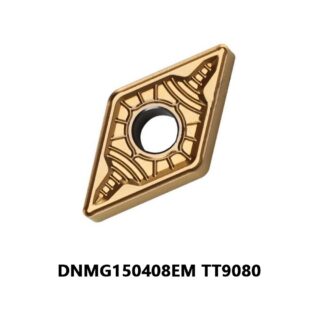 Original TaeguTec DNMG150408EM TT9080 Carbide Turning Insert - Diamond 55° | Stainless Steel & More (10 PCS)