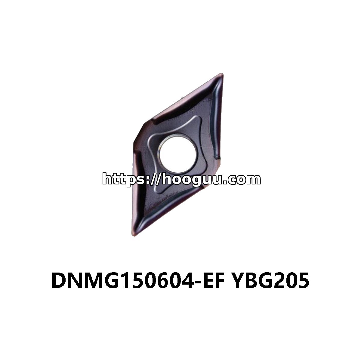 Original ZCC-CT DNMG150604-EF YBG205 Carbide Insert - Diamond 55° | Steel (10 PCS)