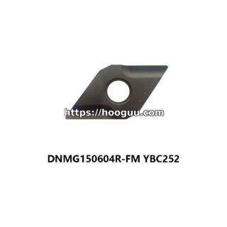 Original ZCC-CT DNMG150604R-FM YBC252 Carbide Turning Insert - Diamond 55° | Steel, Aluminum, Titanium (10 PCS)