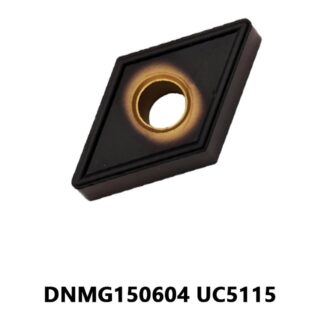 Original Mitsubishi DNMG150604 UC5115 Carbide Turning Insert - Diamond 55° | Steel (10 PCS)