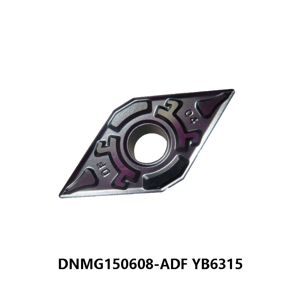 ZCC DNMG150608-ADF YB6315 Carbide Turning Insert - Diamond 55° | Steel, Cast Iron (10 PCS)