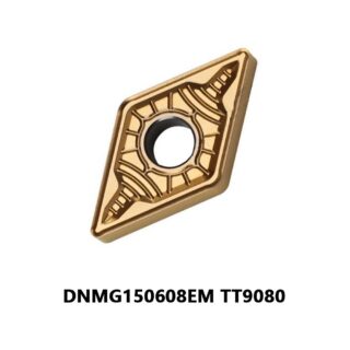 Original TaeguTec DNMG150608EM TT9080 Carbide Turning Insert - Diamond 55° | Stainless Steel & More (10 PCS)