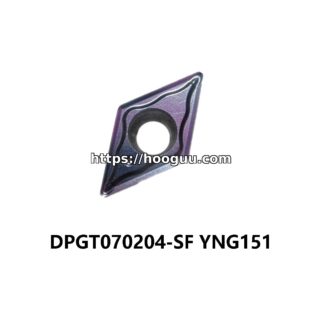 Original ZCC-CT DPGT070204-SF YNG151 Carbide Milling Insert - Diamond 55° | Steel, Non-ferrous (10 PCS)