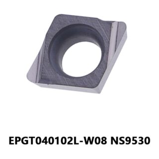 Original Tungaloy EPGT040102L-W08 NS9530 Carbide Turning Insert - Diamond 75° (10 PCS)
