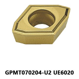 Original Mitsubishi GPMT070204-U2 UE6020 Carbide Insert | Steel, Stainless Steel (10 PCS)