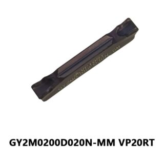 Original Mitsubishi GY2M0200D020N-MM VP20RT Carbide Grooving/Parting Insert | Steel, Stainless Steel (10 PCS)