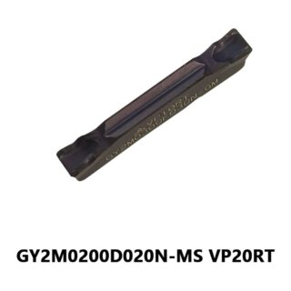 Original Mitsubishi GY2M0200D020N-MS VP20RT Carbide Grooving/Parting Insert | Stainless Steel, Ti Alloys (10 PCS)
