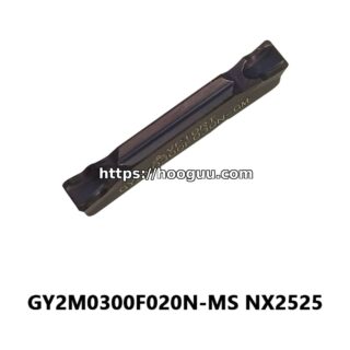 Original Mitsubishi GY2M0300F020N-MS NX2525 Carbide Grooving/Parting Insert | Steel (10 PCS)