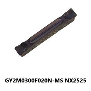 Original Mitsubishi GY2M0300F020N-MS NX2525 Carbide Grooving/Parting Insert | Steel (10 PCS)