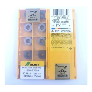 Original DIJET RPMT1204MOE-MM8 JC5118 Carbide Milling Insert - Round (10 PCS)
