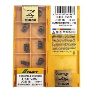 Original DIJET TNMG160404-SF JC8118 Carbide Turning Insert - Triangle (10 PCS)