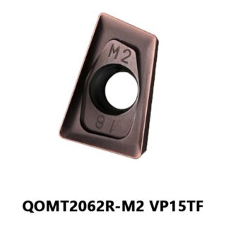 Original Mitsubishi QOMT2062R-M2 VP15TF Carbide Milling Insert | Steel, Stainless Steel (10 PCS)