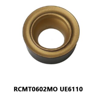 Original Mitsubishi RCMT0602M0 UE6110 Carbide Milling Insert - Round | Steel (10 PCS) RCMT0602MO UE6110