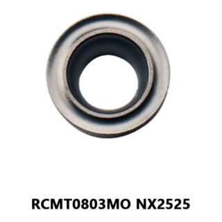 Original Mitsubishi RCMT0803M0 NX2525 Carbide Milling Insert - Round | Steel & More (10 PCS) RCMT0803MO NX2525