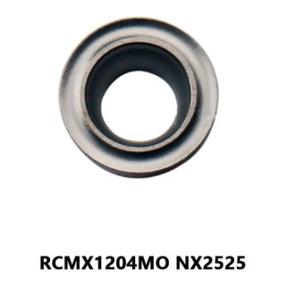 Original Mitsubishi RCMX1204M0 NX2525 Carbide Milling Insert - Round | Steel (10 PCS) RCMX1204MO NX2525