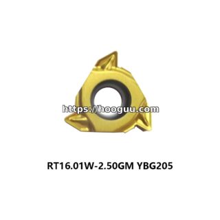 Original ZCC-CT RT16.01W-2.50GM YBG205 Carbide Insert - Round | Steel, Stainless Steel (10 PCS)