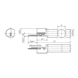 Original Kyocera JCA0538001 Tool Holder