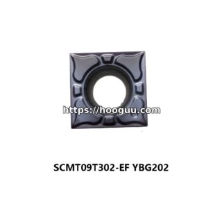 Original ZCC-CT SCMT09T302-EF YBG202 Carbide Turning Insert - Square | Steel, Cast Iron (10 PCS)