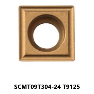 Original Tungaloy SCMT09T304-24 T9125 Carbide Turning Insert - Square | Steel (10 PCS)