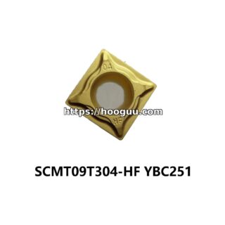 Original ZCC-CT SCMT09T304-HF YBC251 Carbide Turning Insert - Square | Steel, Cast Iron (10 PCS)