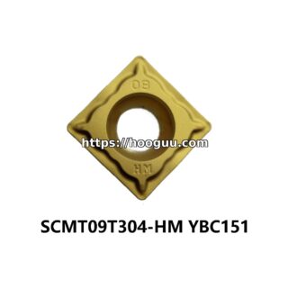 Original ZCC-CT SCMT09T304-HM YBC151 Carbide Turning Insert - Square | Steel, Stainless Steel (10 PCS)