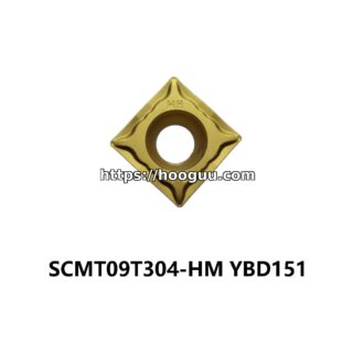 Original ZCC-CT SCMT09T304-HM YBD151 Carbide Turning Insert - Square | Steel, Stainless Steel (10 PCS)