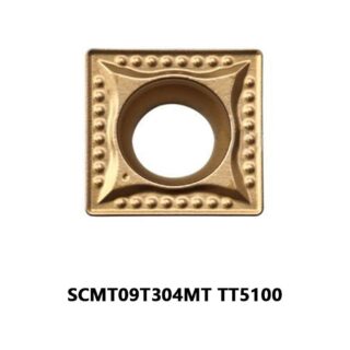 Original TaeguTec SCMT09T304-MT TT5100 Carbide Turning Insert - Square (10 PCS)