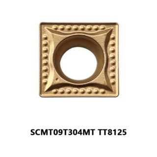 Original TaeguTec SCMT09T304-MT TT8125 Carbide Turning Insert - Square | Steel (10 PCS)