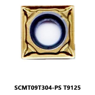 Original Tungaloy SCMT09T304-PS T9125 Carbide Turning Insert - Square | Steel (10 PCS)