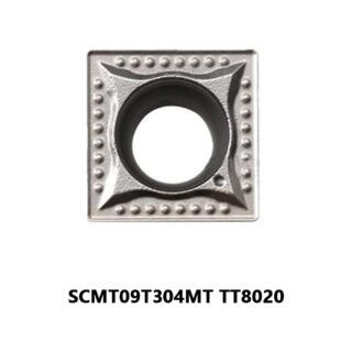 Original TaeguTec SCMT09T304MT TT8020 Carbide Turning Insert - Square | Cast Iron (10 PCS)