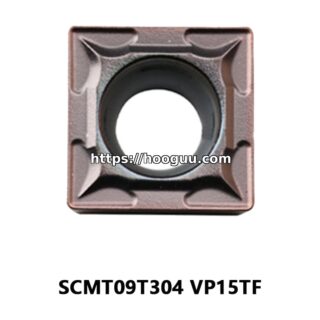 Original Mitsubishi SCMT09T304 VP15TF Carbide Turning Insert - Square | Steel & More (10 PCS)