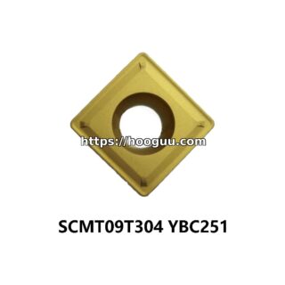 Original ZCC-CT SCMT09T304 YBC251 Carbide Turning Insert - Square | Steel, Stainless Steel (10 PCS)