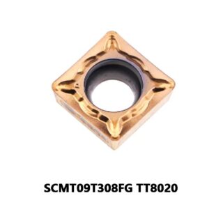 Original TaeguTec SCMT09T308FG TT8020 Carbide Turning Insert - Square | Cast Iron (10 PCS)