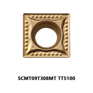 Original TaeguTec SCMT09T308MT TT5100 Carbide Turning Insert - Square (10 PCS)