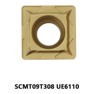 Original Mitsubishi SCMT09T308 UE6110 Carbide Turning Insert - Square (10 PCS)
