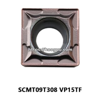 Original Mitsubishi SCMT09T308 VP15TF Carbide Turning Insert - Square | Steel & More (10 PCS)