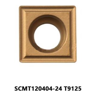 Original Tungaloy SCMT120404-24 T9125 Carbide Turning Insert - Square | Steel (10 PCS)