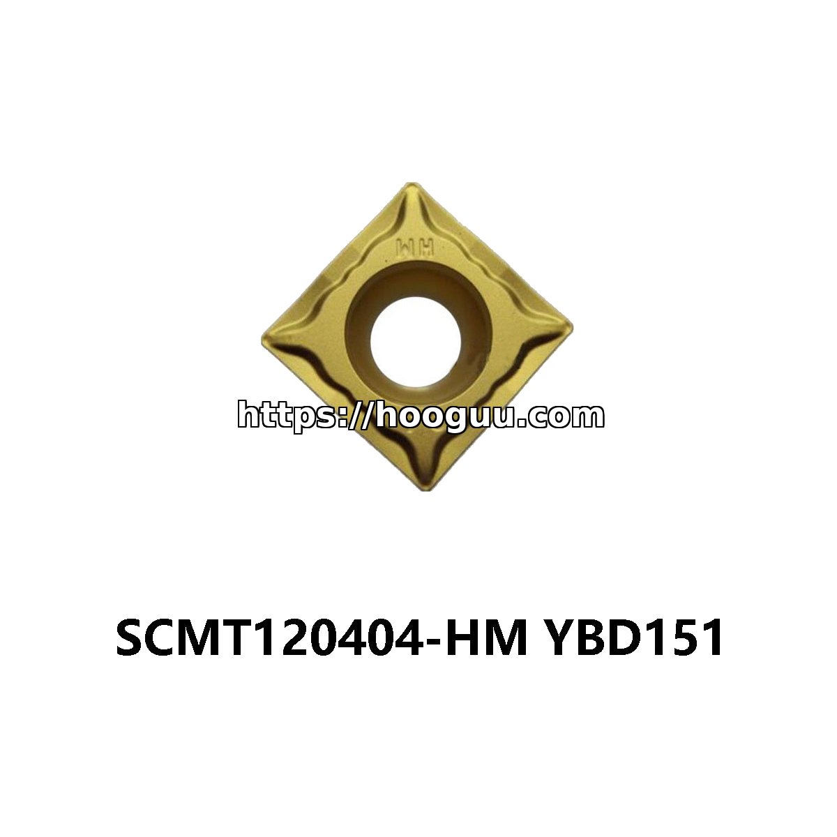 Original ZCC-CT SCMT120404-HM YBD151 Carbide Turning Insert - Square | Steel, Cast Iron (10 PCS)