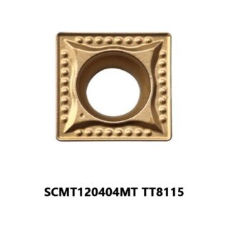 Original TaeguTec SCMT120404MT TT8115 Carbide Turning Insert - Square (10 PCS)
